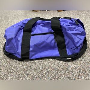 L.L. Bean blue duffel Bag